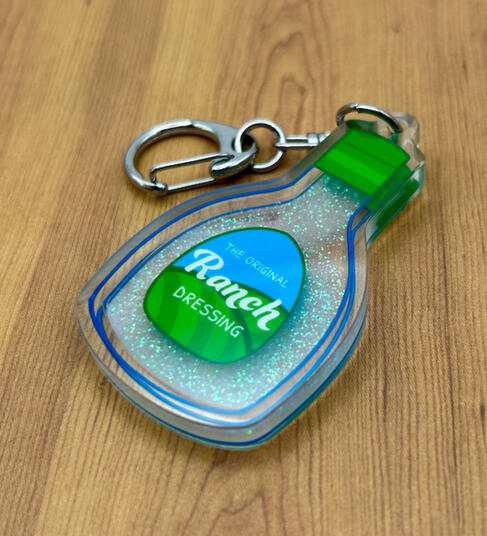 Ranch Bottle keychain