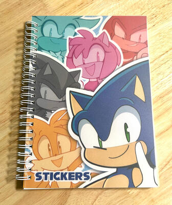 Sonic Sticker book (A5)
