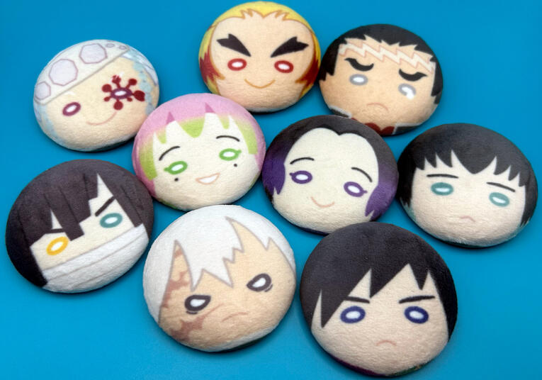 Hashira plush buttons